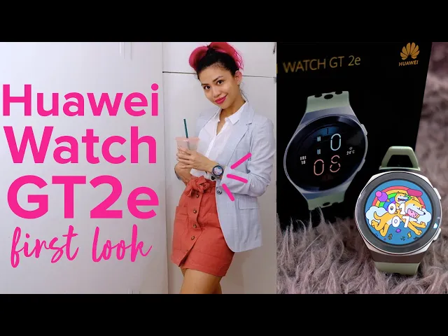 huawei watch gt2e mint green unboxing + hands-on (also an #ootd challenge